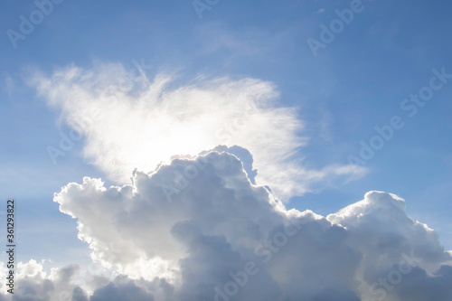 timelapse of clouds over city