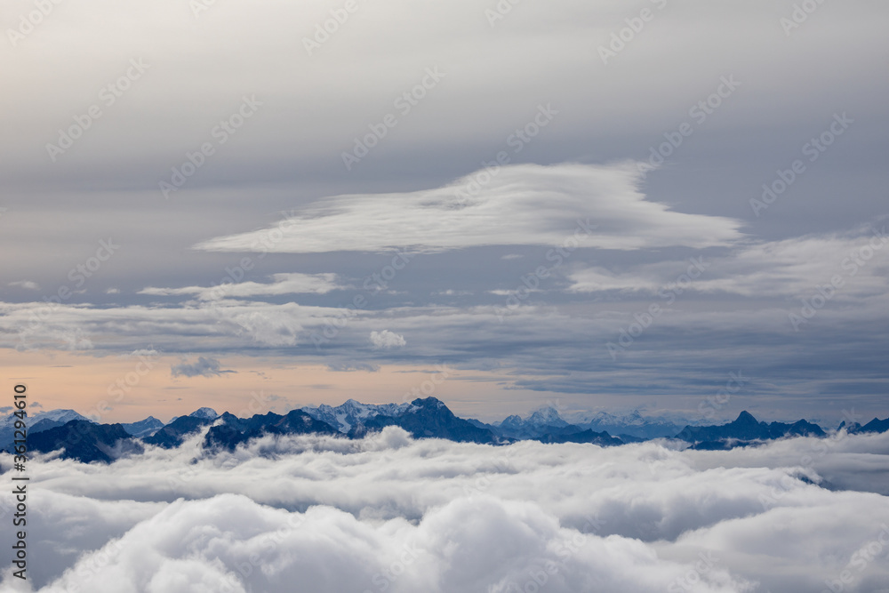 Das Nebelhorn im Allgäu im Herbst Das Nebelhorn im Allgäu im Herbst