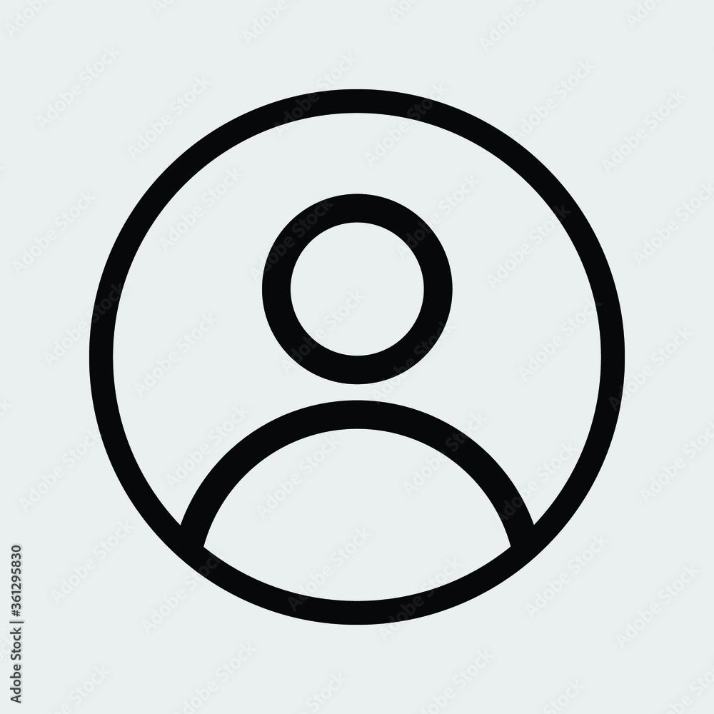 user icon isolated vector illustration user icon isolated vector illustration