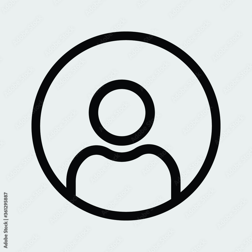 user icon isolated vector illustration user icon isolated vector illustration