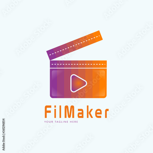 Media logo design, film maker