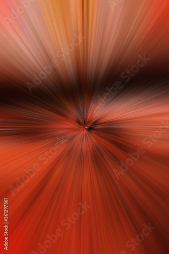 Abstract colourful red illustration with a twirl effect