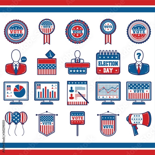 CollectionofUSAelectionicons