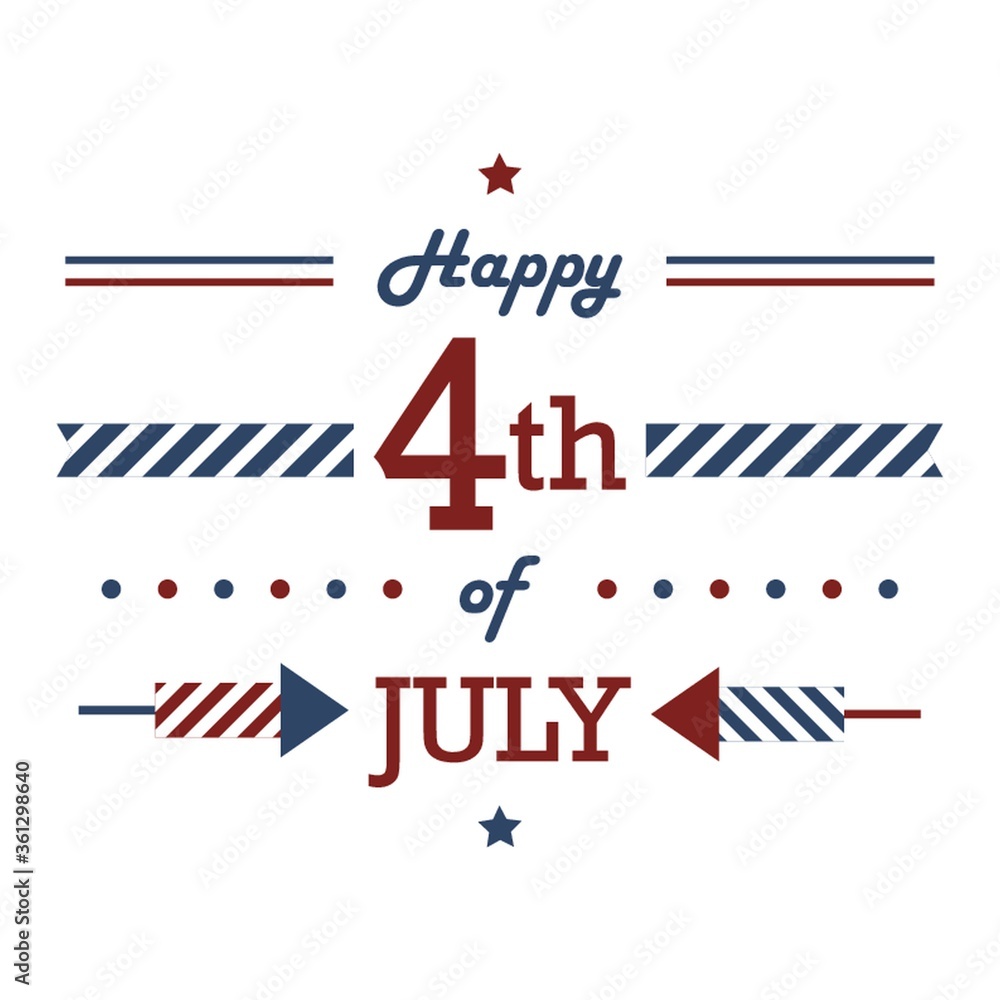 Fototapeta premium USindependencedaydesign