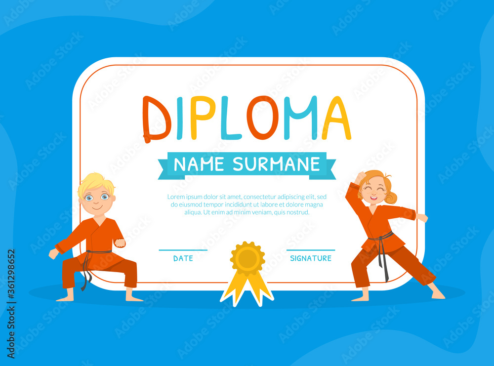 Taekwondo Certificate Templates