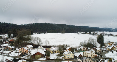 Village de Saint-Point-Lac dans le Doubs en France