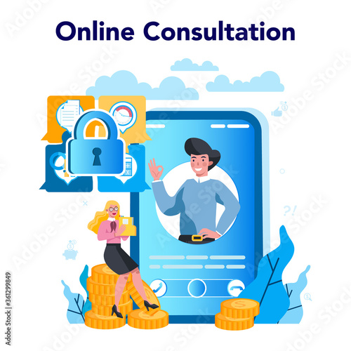 Lobbyist and lobby online service or platform. Professional pr
