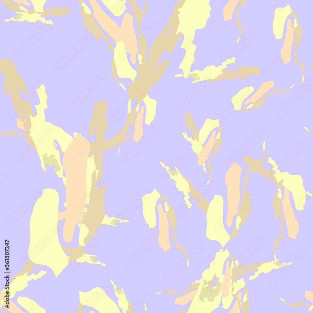 UFO camouflage of various shades of violet, yellow and orange colors UFO camouflage of various shades of violet, yellow and orange colors