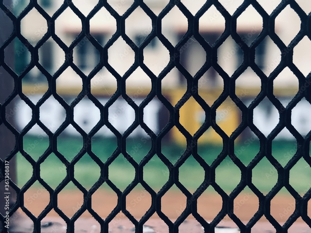 Fototapeta premium metal grid background