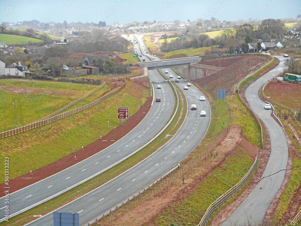 New road bypass in use