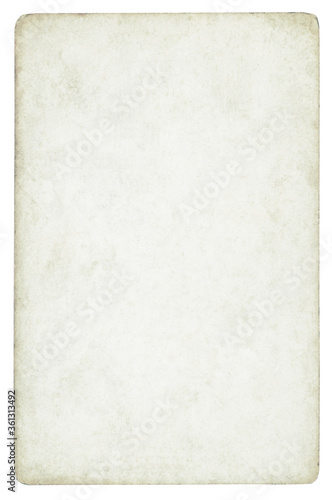 Vintage paper background isolated - (clipping path included) 