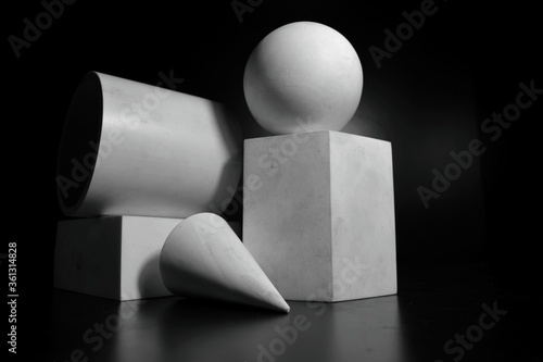 Geometric Basic Shapes Still Life