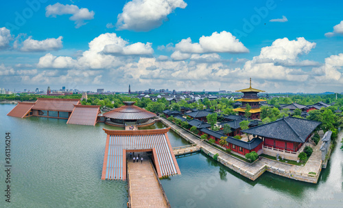 Canvas Print Guangfulin site scenic spot, Shanghai, China