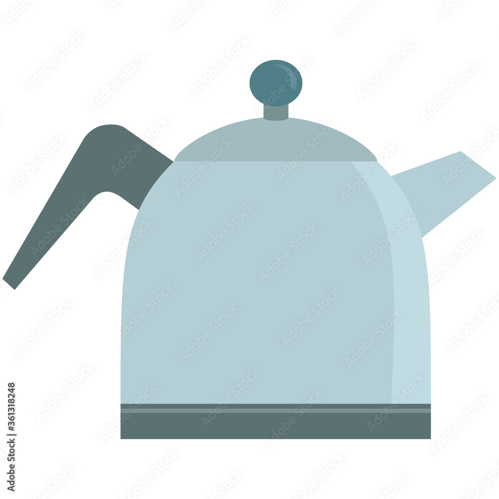 Obraz premium Kettle. Retro style illustration of a water heater.
