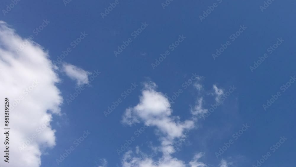Beautiful blue sky with clouds background. Cumulus cloud scape timelapse. Beautiful blue sky with clouds background. Cumulus cloud scape timelapse.