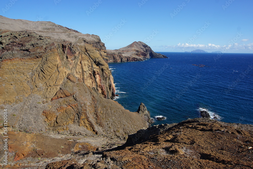 Ponta de São Lourenço, trekking on Madeira island, vereda de sao laurenco. October 2019