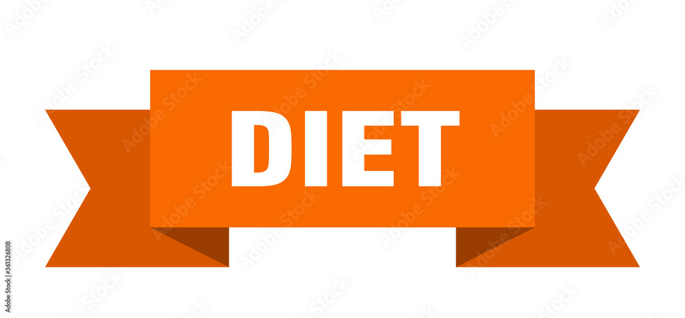 diet ribbon. diet isolated band sign. diet banner diet ribbon. diet isolated band sign. diet banner