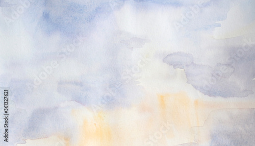 water color hand painted abstract background illustration