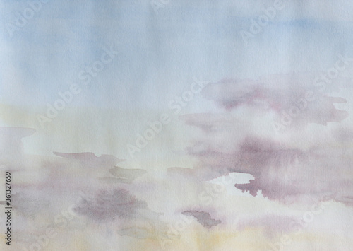water color hand painted abstract background illustration © eugeneudav