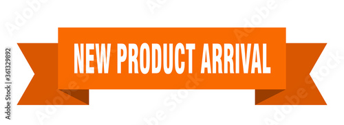 new product arrival ribbon. new product arrival isolated band sign. new product arrival banner