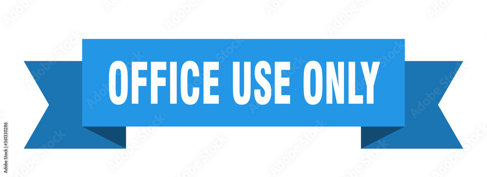 office use only ribbon. office use only isolated band sign. office use only banner