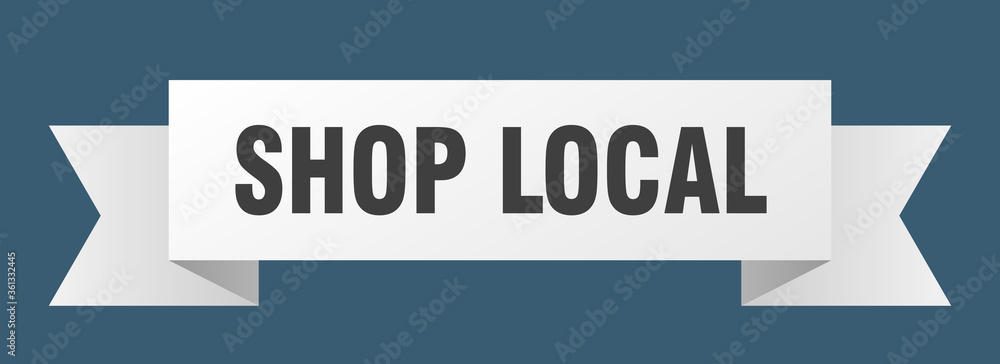 shop local ribbon. shop local isolated band sign. shop local banner shop local ribbon. shop local isolated band sign. shop local banner