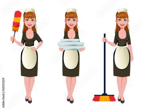 Maid, cleaning lady, cleaning woman