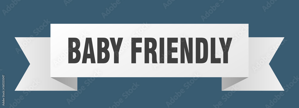baby friendly ribbon. baby friendly isolated band sign. baby friendly banner baby friendly ribbon. baby friendly isolated band sign. baby friendly banner