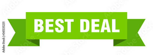best deal ribbon. best deal isolated band sign. best deal banner
