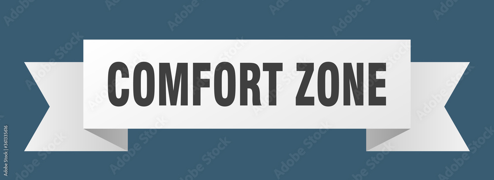 comfort zone ribbon. comfort zone isolated band sign. comfort zone banner comfort zone ribbon. comfort zone isolated band sign. comfort zone banner