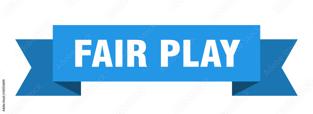 fair play ribbon. fair play isolated band sign. fair play banner fair play ribbon. fair play isolated band sign. fair play banner