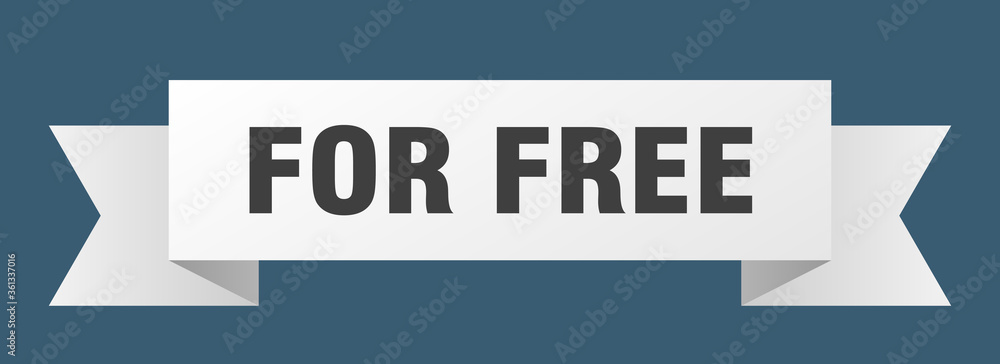 for free ribbon. for free isolated band sign. for free banner for free ribbon. for free isolated band sign. for free banner