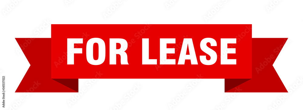 for lease ribbon. for lease isolated band sign. for lease banner for lease ribbon. for lease isolated band sign. for lease banner