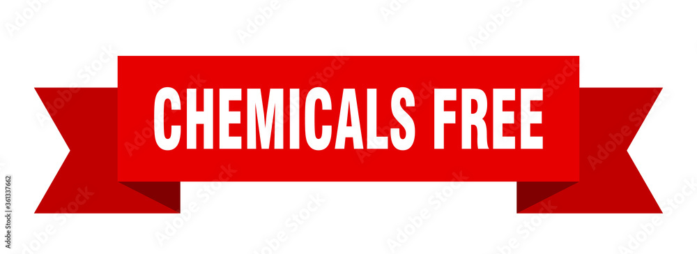 chemicals free ribbon. chemicals free isolated band sign. chemicals free banner chemicals free ribbon. chemicals free isolated band sign. chemicals free banner