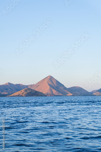 Landscape of East Nusa Tenggara, near Komodo National Park, Indonesia