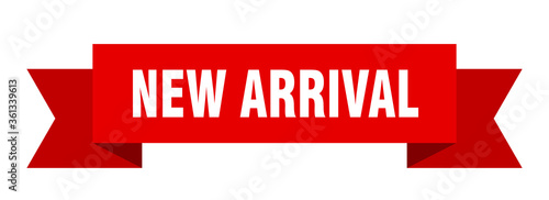 new arrival ribbon. new arrival isolated band sign. new arrival banner