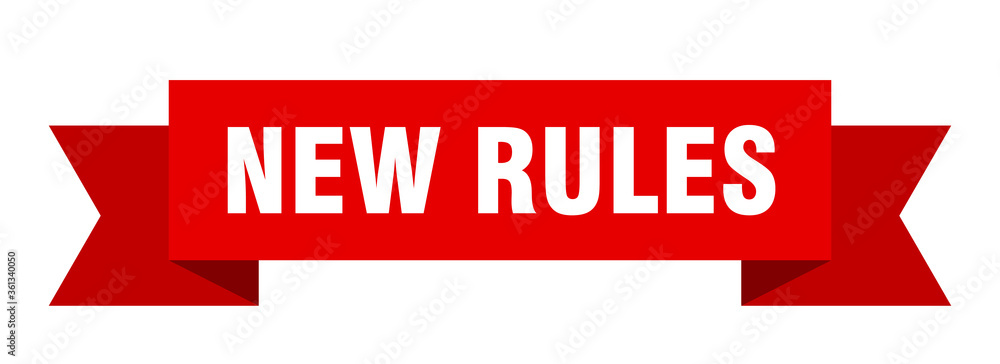 new rules ribbon. new rules isolated band sign. new rules banner new rules ribbon. new rules isolated band sign. new rules banner