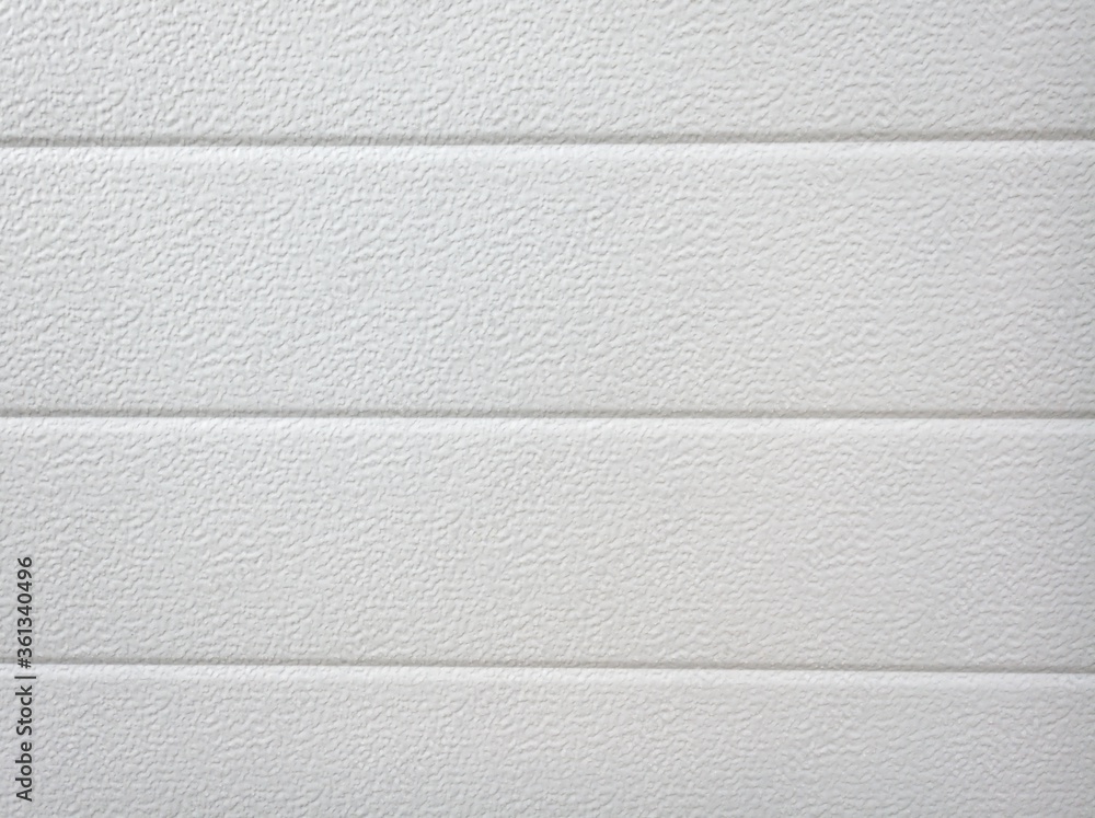 Fototapeta premium Fondo textura rugosa con tres 3 lineas minimalista gris claro blanco fondo superfície metal forrado