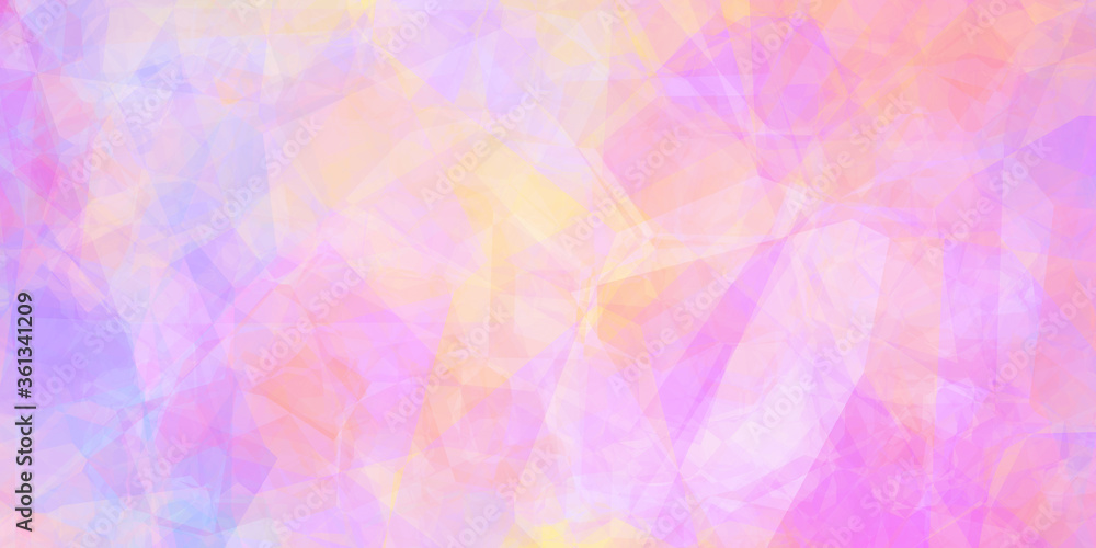pastel geometric backdrop, predominately pink