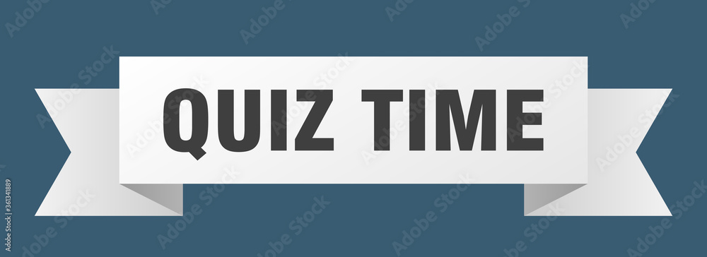 quiz time ribbon. quiz time isolated band sign. quiz time banner quiz time ribbon. quiz time isolated band sign. quiz time banner