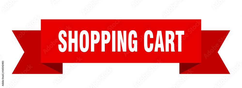 shopping cart ribbon. shopping cart isolated band sign. shopping cart banner shopping cart ribbon. shopping cart isolated band sign. shopping cart banner