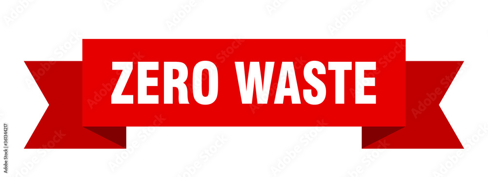 zero waste ribbon. zero waste isolated band sign. zero waste banner zero waste ribbon. zero waste isolated band sign. zero waste banner