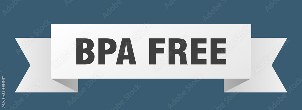 bpa free ribbon. bpa free isolated band sign. bpa free banner bpa free ribbon. bpa free isolated band sign. bpa free banner