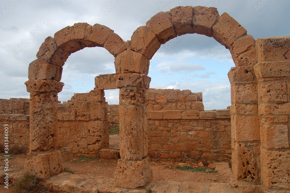 Ancient ruins of Cyrene, Libya
