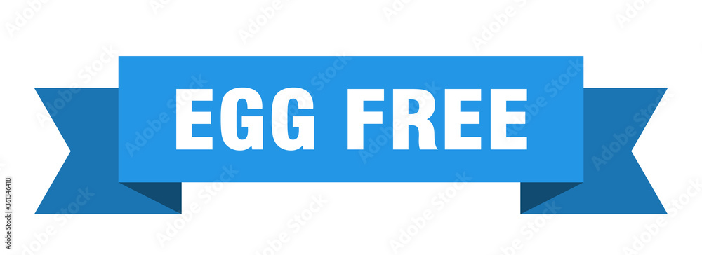 egg free ribbon. egg free isolated band sign. egg free banner egg free ribbon. egg free isolated band sign. egg free banner
