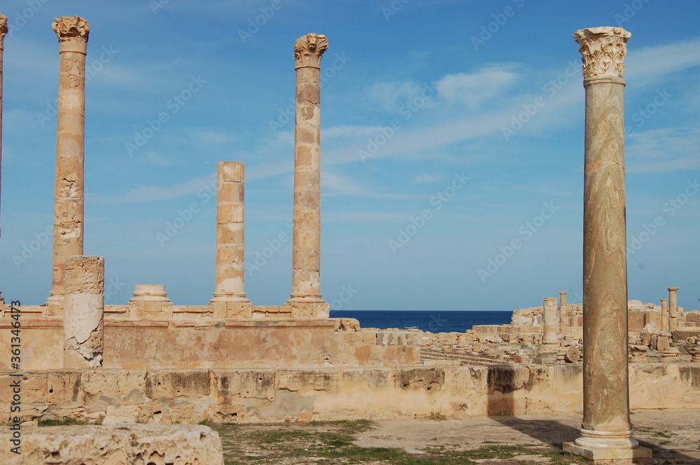 Ancient ruins of Sabratha, Libya Ancient ruins of Sabratha, Libya