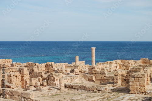 Ancient ruins of Sabratha, Libya photo