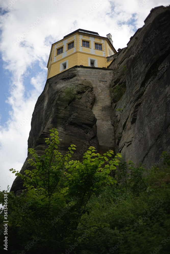 Detail of Königstein Fortress the Detail of Königstein Fortress the