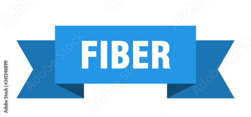 fiber ribbon. fiber isolated band sign. fiber banner