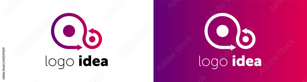 Creative Team Work Concept Logo Design Template. logo idea Creative Team Work Concept Logo Design Template. logo idea